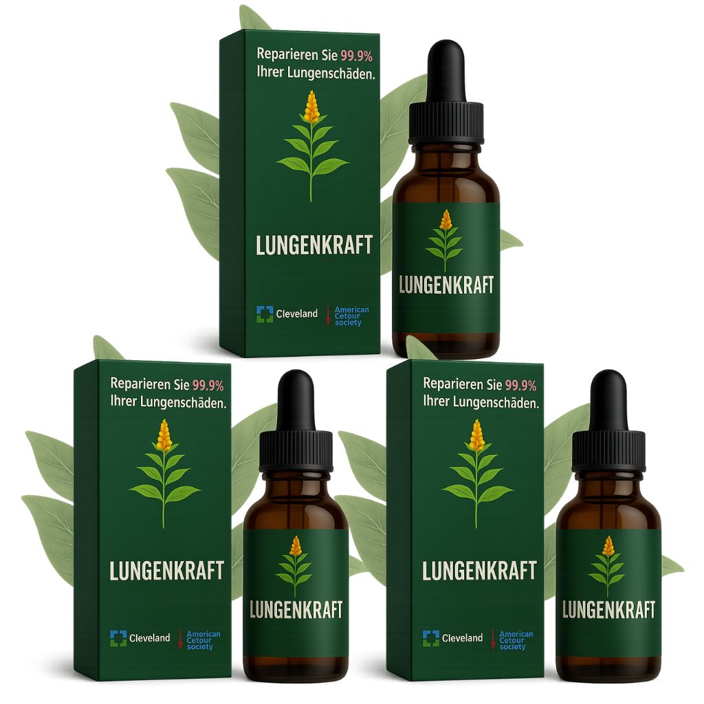 Lungenkraft™ - Raucherschäden & COPD effektiv zurücksetzen.